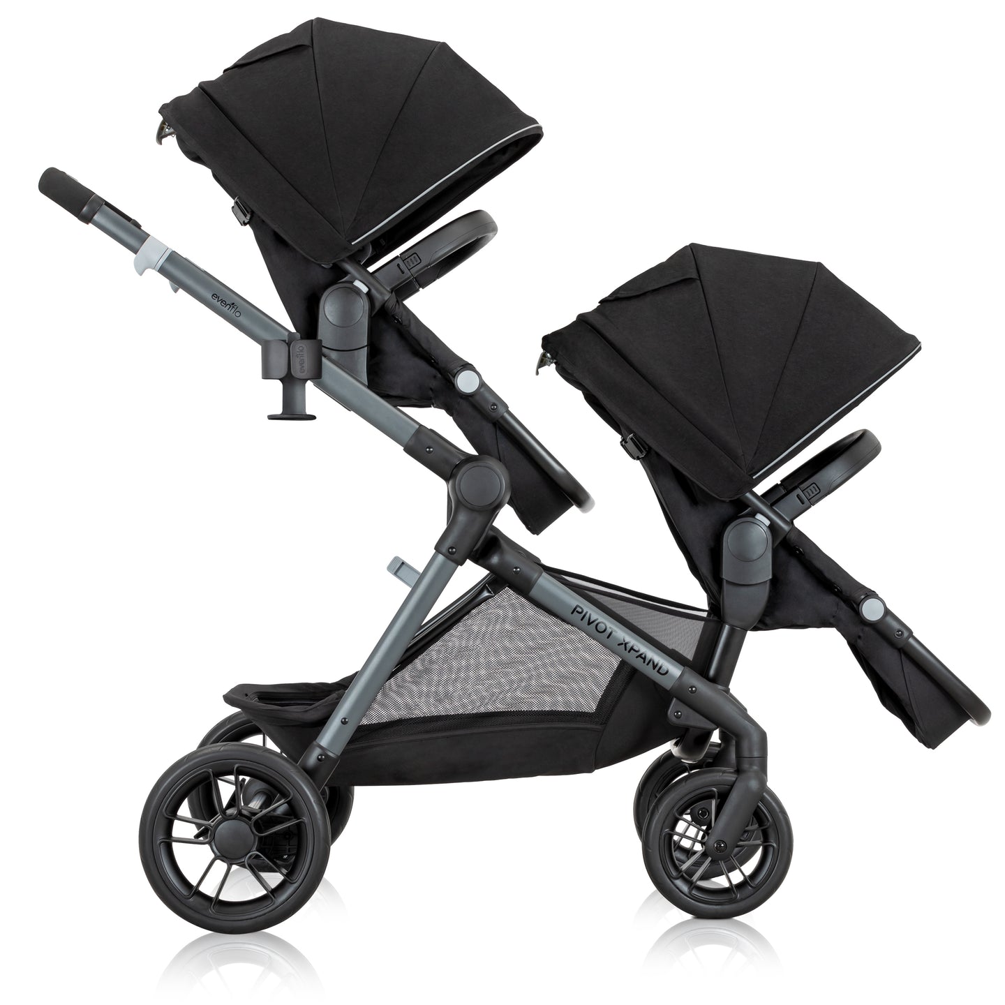 Evenflo - Pivot Xpand Modular Double Stroller - Ayrshire Black
